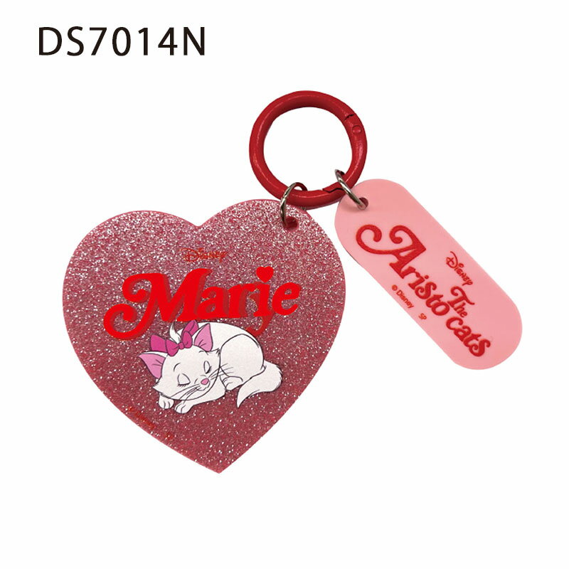 【予約商品】[公式] Disney ディズニー NOSTALGICA おしゃれキャット マリー アクリルキーホルダー DS7014N ノスタルジカ ピンク ブルー ハートのサムネイル