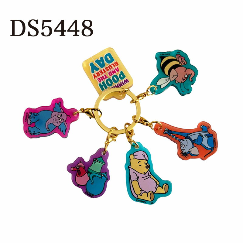 [公式] Disney ディズニー くまのプーさん ブルー イエロー 青 黄色 アクリルキーホルダー DS5448_DS5449 スモール・プラネット はちみつの日