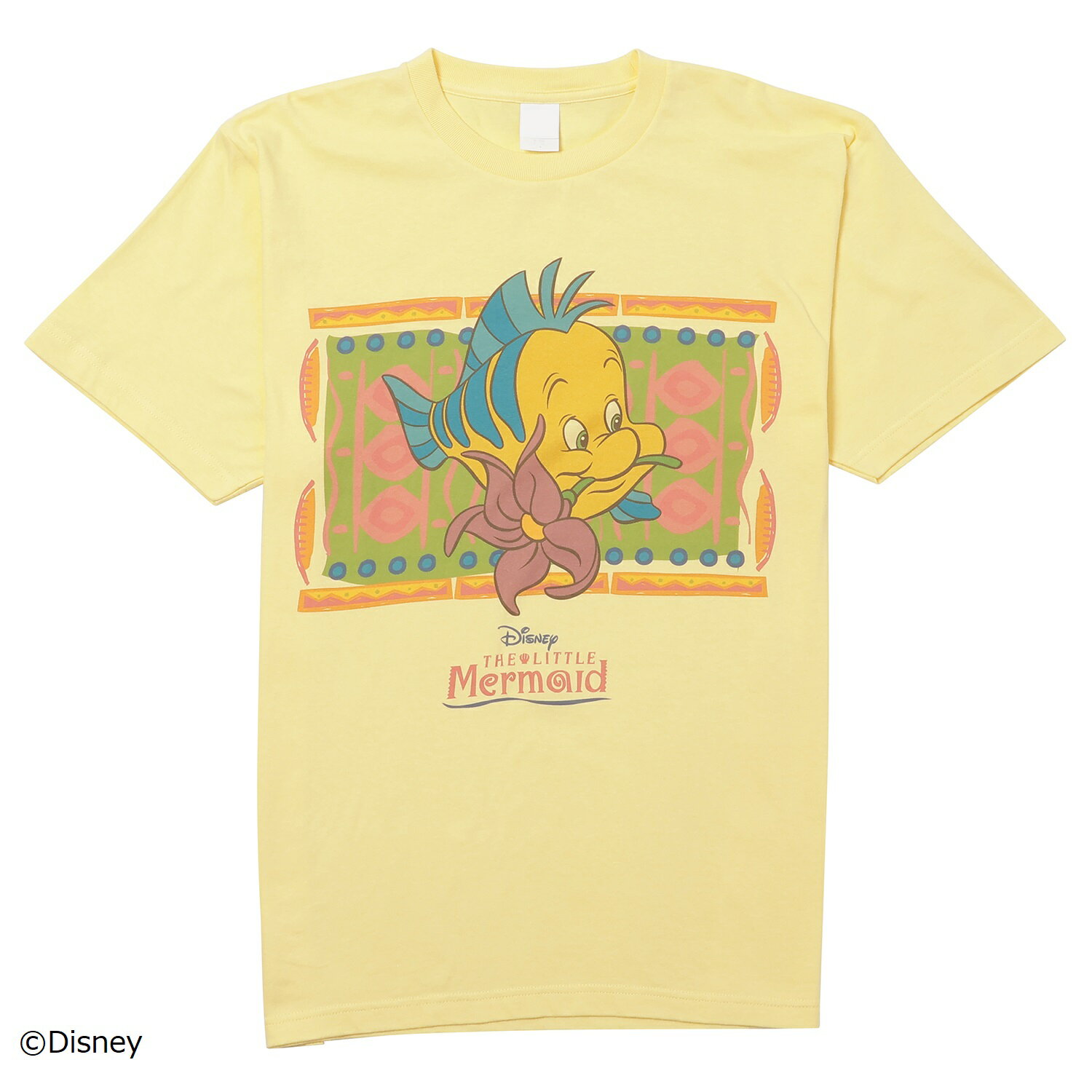 [公式] Disney ディズニー NOSTALGICA 100シリーズ フランダー/リトル・マーメイド Tシャツ Lサイズ DS4089N スモール・プラネットのサムネイル