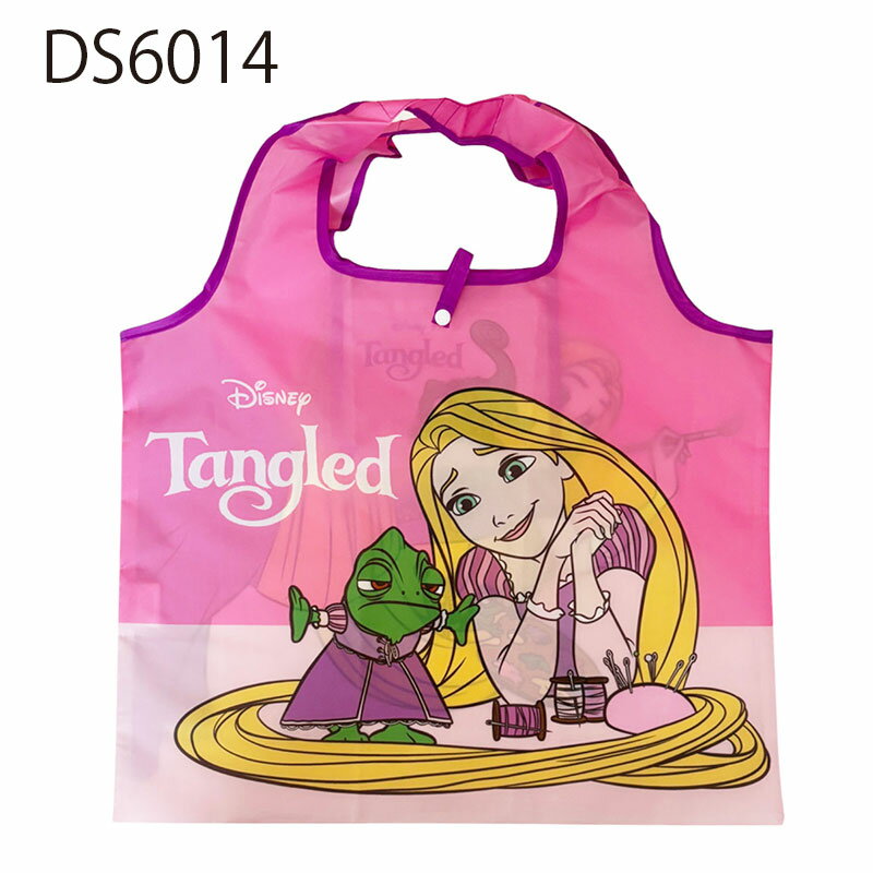[公式] Disney ディズニー 塔の上のラプンツェル ショッピングバッグ 一緒 DS6014 スモール・プラネット ラプンツェル パスカル カメレオンのサムネイル
