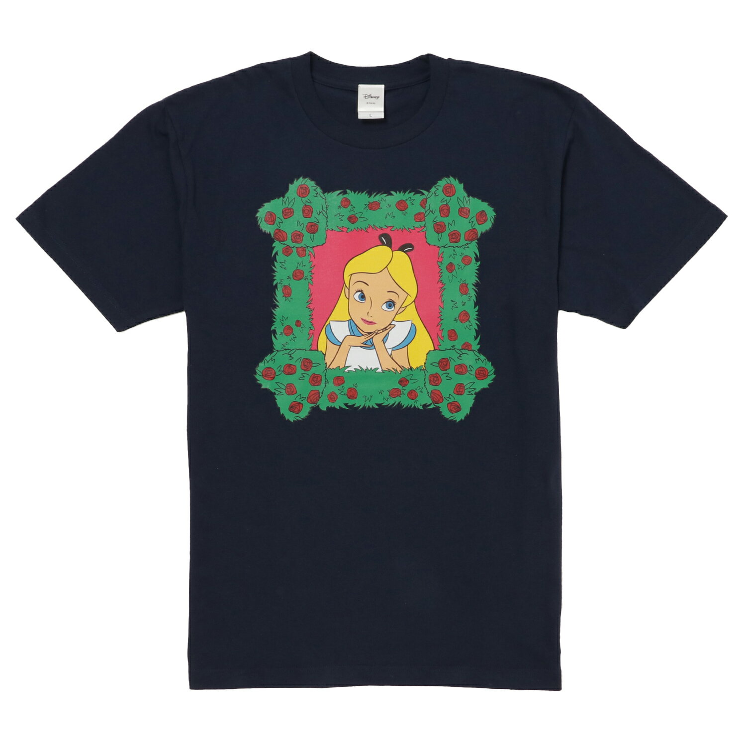 [公式] Disney ディズニー NOSTALGICA 100シリーズ アリス ふしぎの国のアリス 不思議の国のアリス Tシャツ Lサイズ DS4099N スモール・プラネットのサムネイル