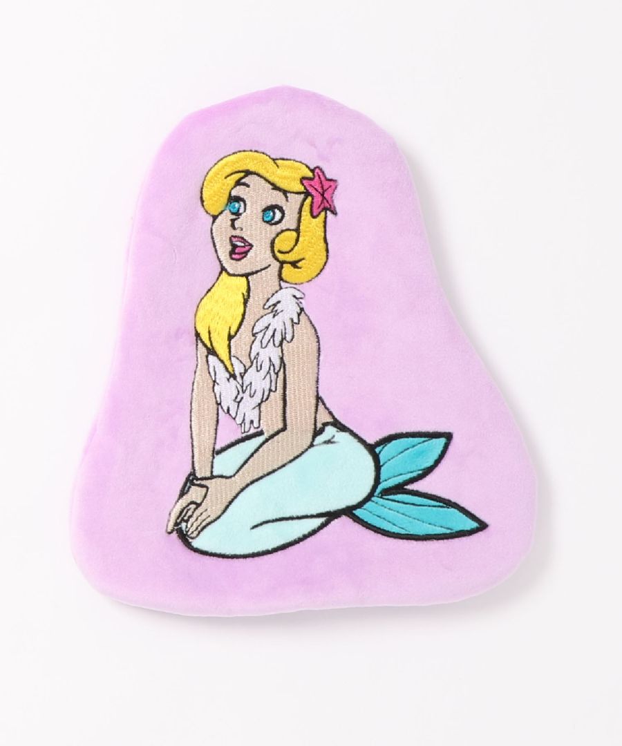 [公式] Disney ディズニー NOSTALGICA ノスタルジカ ピーター・パン マーメイド マシュマロポーチ パープル APDS4545N スモール・プラネット(4)