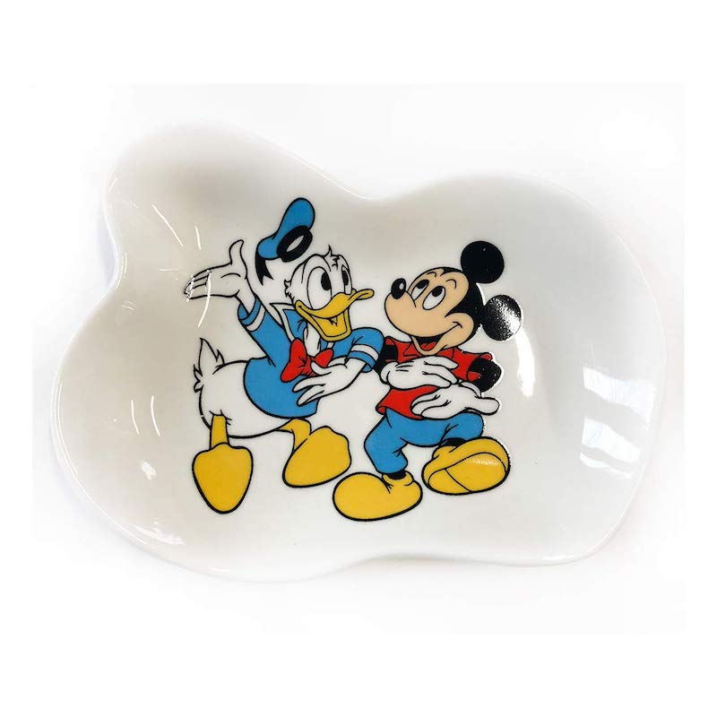 [公式] Disney ディズニー ノスタルジカ 変型小皿 ミッキーマウス＆ドナルドダック ダンス DSHF664N スモール・プラネットのサムネイル