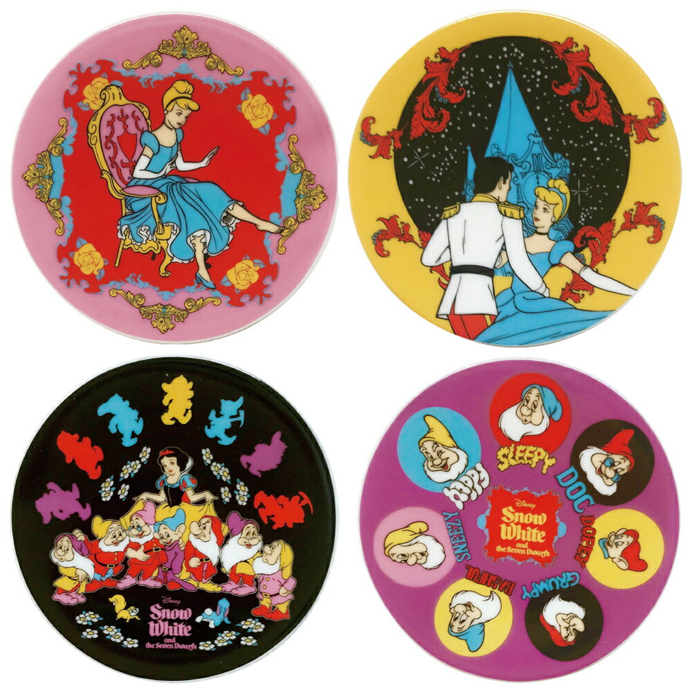 [公式] Disney ディズニー NOSTALGICA ノスタルジカ シンデレラ 白雪姫 豆皿 小皿 プレート DSHF854N_DSHF860N スモール・プラネットのサムネイル