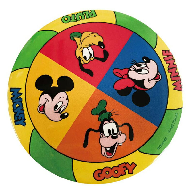 [公式] Disney ディズニー NOSTALGICA ノスタルジカ ミッキーフレンズ ルーレット 缶バッジ APDS3883N スモール・プラネットのサムネイル