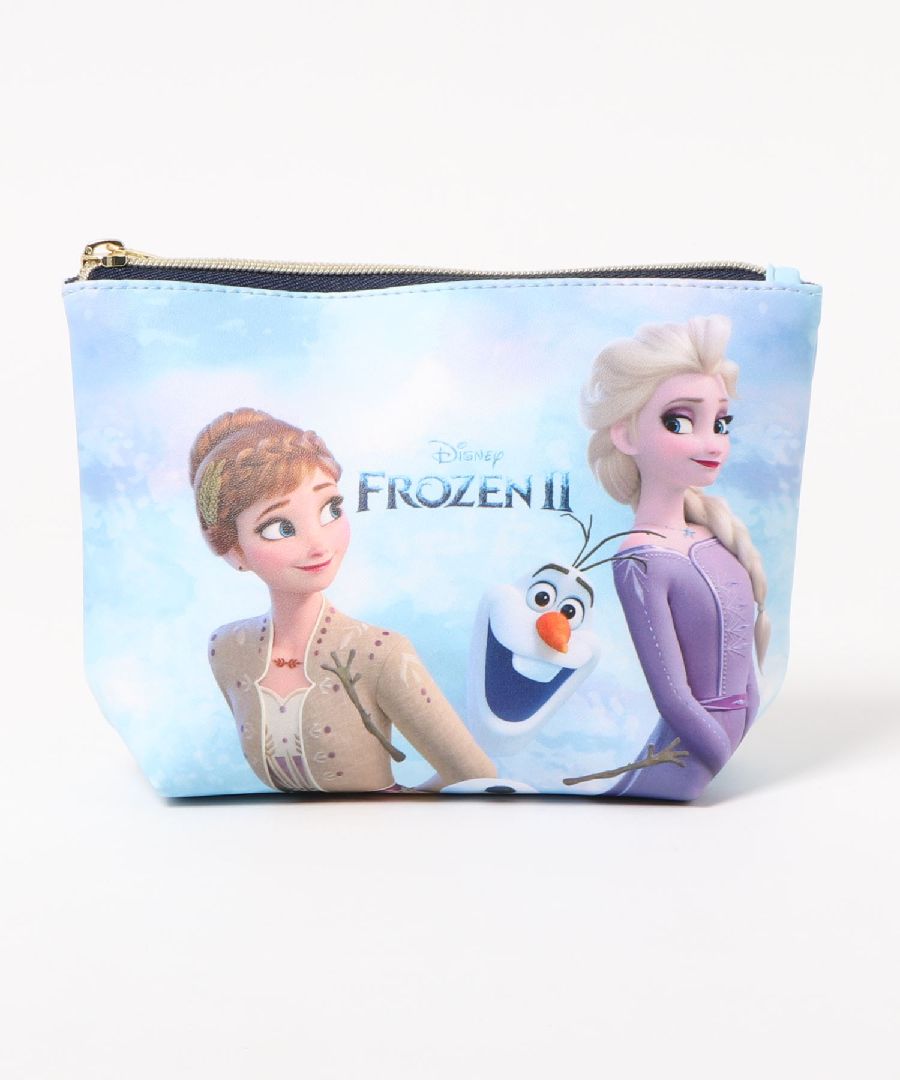 [公式] Disney ディズニー フルカラーポーチ アナと雪の女王　APDSF4683 スモール・プラネット　エルサ　アナ雪　小物入れ　コスメポーチのサムネイル