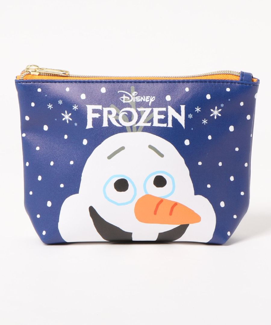[公式] Disney ディズニー　ポーチ アナと雪の女王　オラフ APDSF4684 スモール・プラネット　ペンポーチ　コスメポーチ　アナ雪