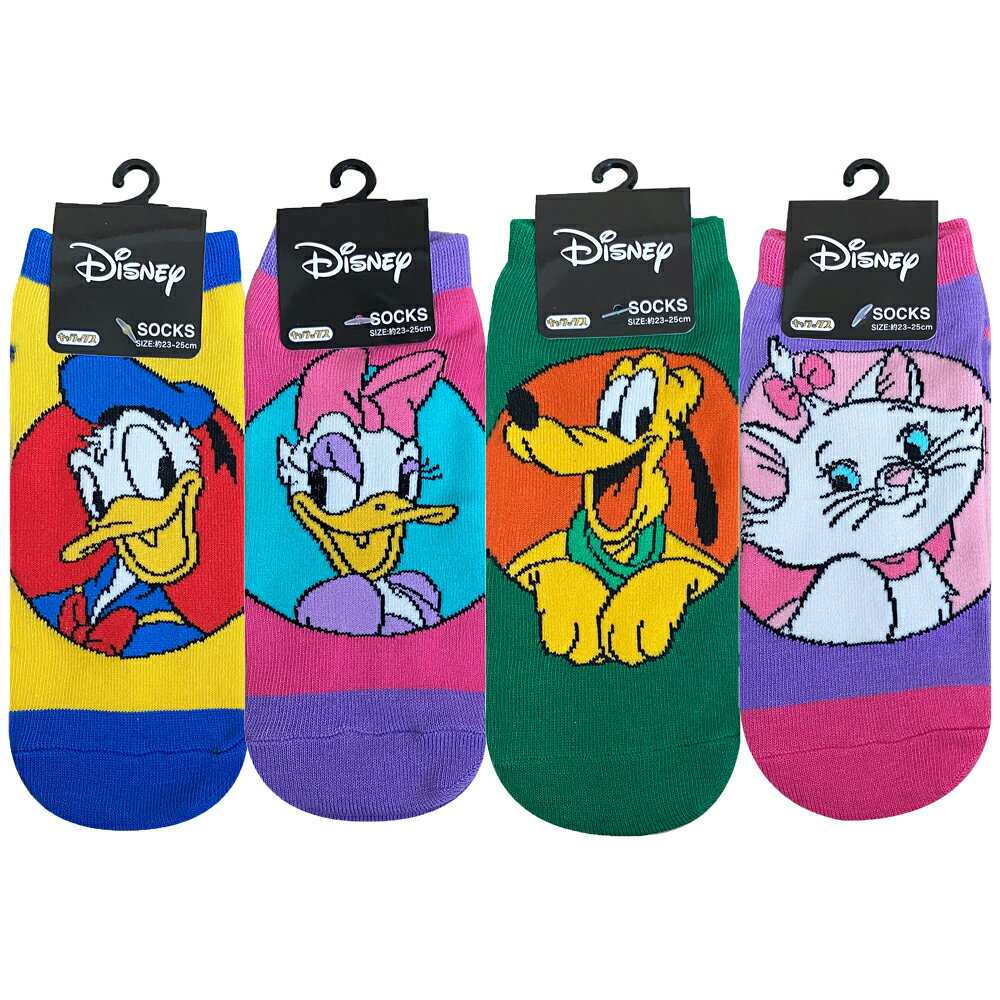 [公式] Disney ディズニー ドナルドサークル デイジー プルート マリー キャラックス レディースソックス 23cm〜25cm AWDS6344S_AWDS6348S スモール・プラネットのサムネイル