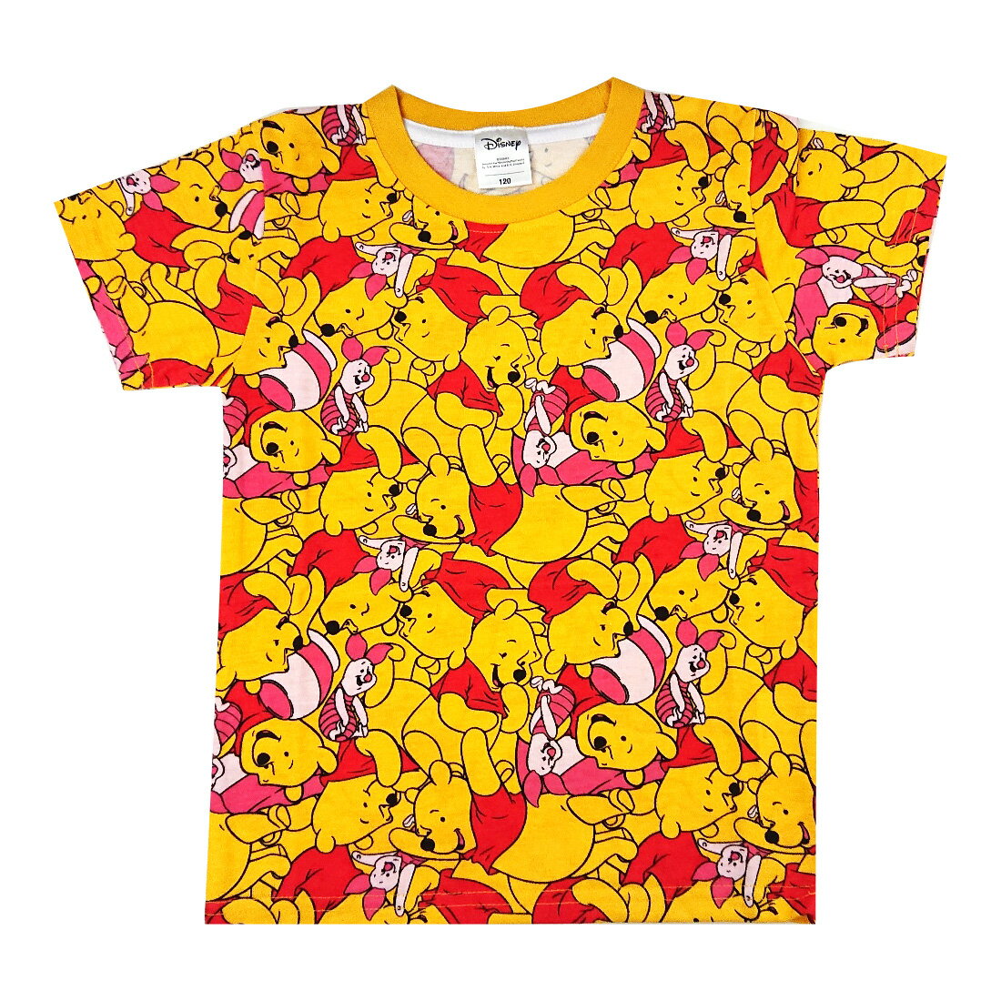 [公式] Disney ディズニー くまのプーさん ぎっしり 総柄 Tシャツ トップス キッズ スモール・プラネット はちみつの日のサムネイル