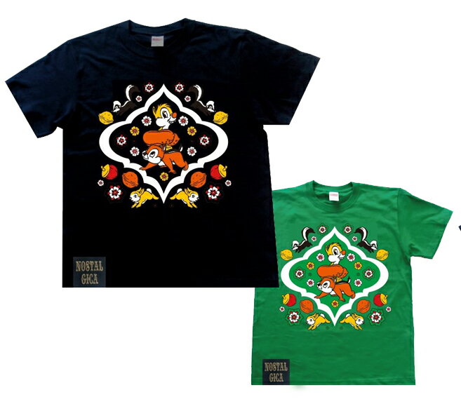 [公式] Disney ディズニー ノスタルジカ Tシャツ チップ＆デール AWDS6080N-AWDS6083N スモール・プラネットのサムネイル