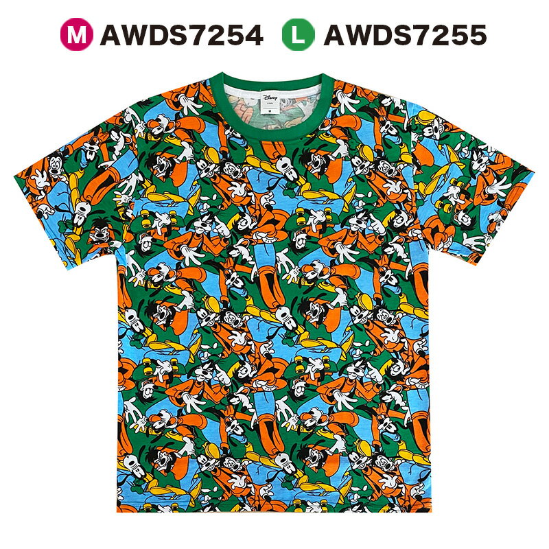 Disneyディズニーミッキーマウス&フレンズ/グーフィーマックス/ジーニー/101匹わんちゃんぎっしりTシャツAWDS7249_AWDS7265
