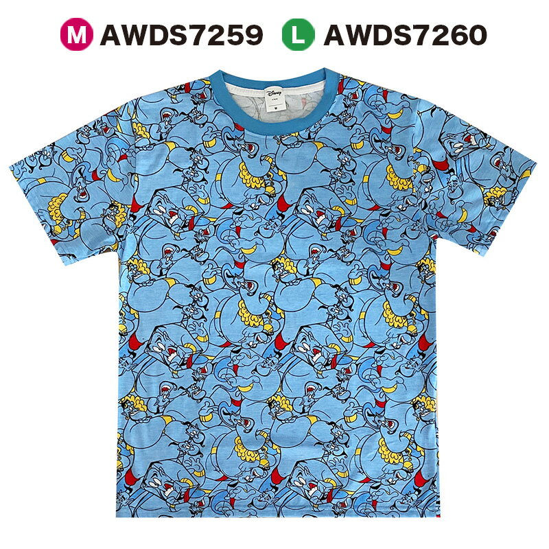 Disneyディズニーミッキーマウス&フレンズ/グーフィーマックス/ジーニー/101匹わんちゃんぎっしりTシャツAWDS7249_AWDS7265