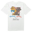 公式 Disney ディズニー NOSTALGICA 100シリーズ ベルリオーズ＆トゥルーズ おしゃれキャット Tシャツ Lサイズ DS4096N スモール プラネット 猫の日 ねこの日 cat 2月22日