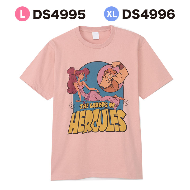4月下旬以降発送★[公式] Disney ディズニー ヘラクレス ツーショット メガラ メグ Tシャツ Lサイズ XLサイズ DS4995_DS4996 スモール・プラネット おしゃれ 可愛いのサムネイル