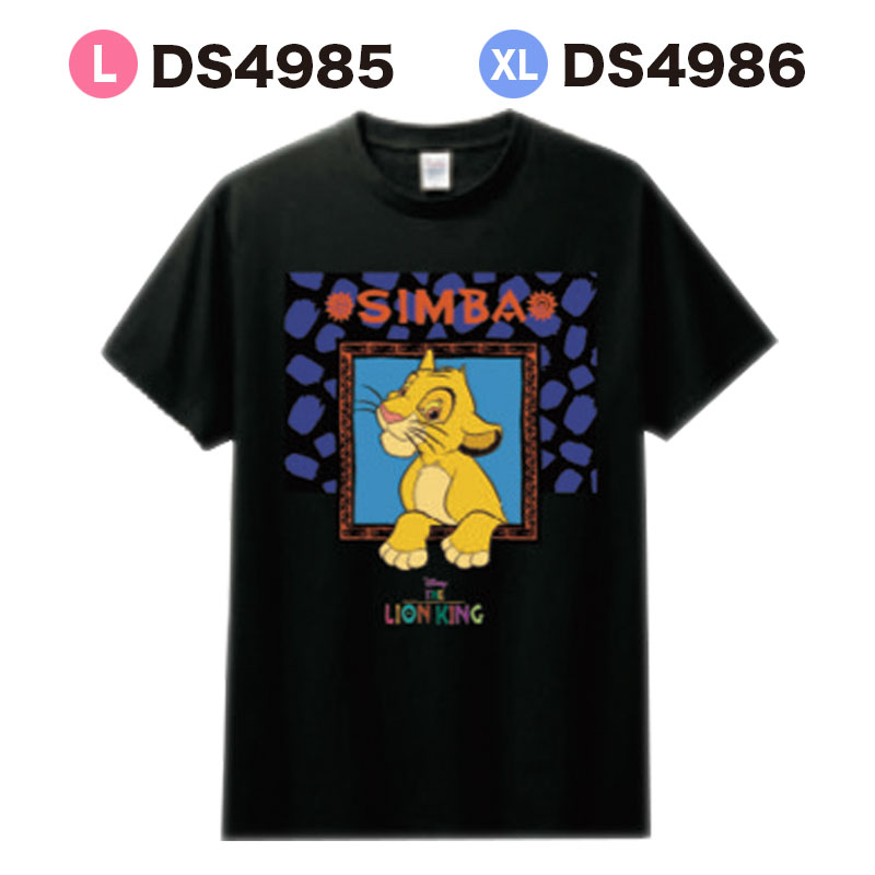 4月下旬以降発送★[公式] Disney ディズニー ライオンキング シンバ 窓 Tシャツ Lサイズ XLサイズ DS4985_DS4986 スモール・プラネット おしゃれ 可愛いのサムネイル