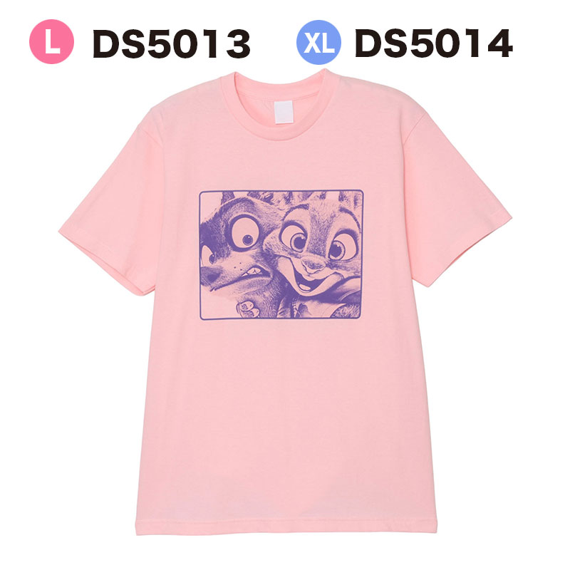 6月入荷予定★ご予約商品★[公式] Disney ディズニー コンビ ニック ズートピア Tシャツ Lサイズ XLサイズ スモール・プラネット おしゃれ DS5013_DS5014 白 ホワイトのサムネイル