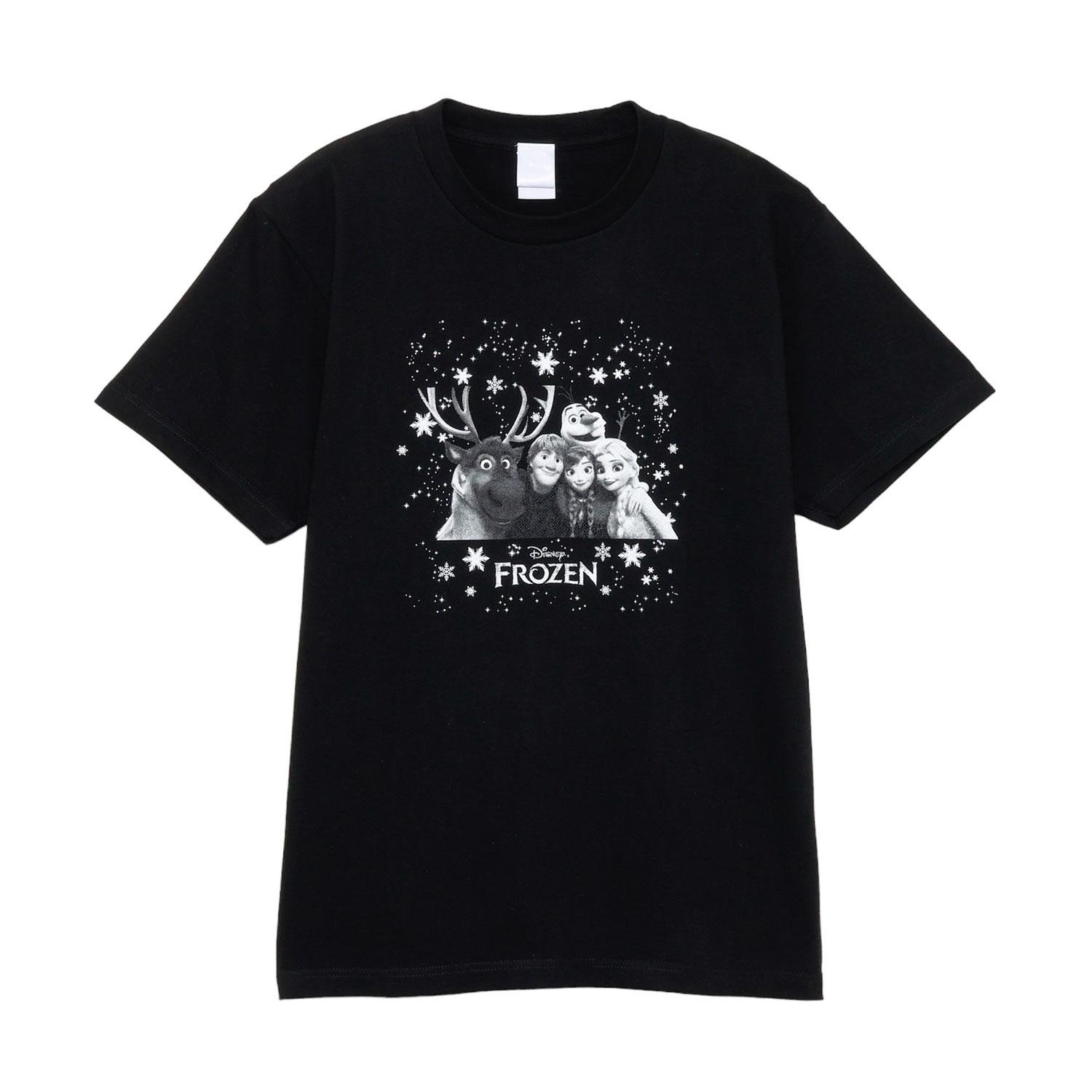 [公式] Disney ディズニー TシャツMアナ雪集合BK AWDSF6307 スモール・プラネットのサムネイル