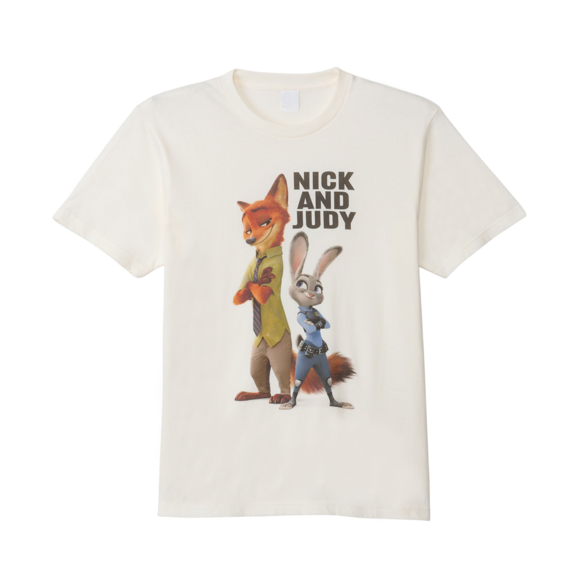 4月下旬以降順次発送 [公式] Disney ディズニー ズートピア 相棒 Tシャツ Lサイズ DS5877 スモール・プラネット かわいい おしゃれ ニック・ワイルド ジュディ・ポップス NICK AND JUDYのサムネイル