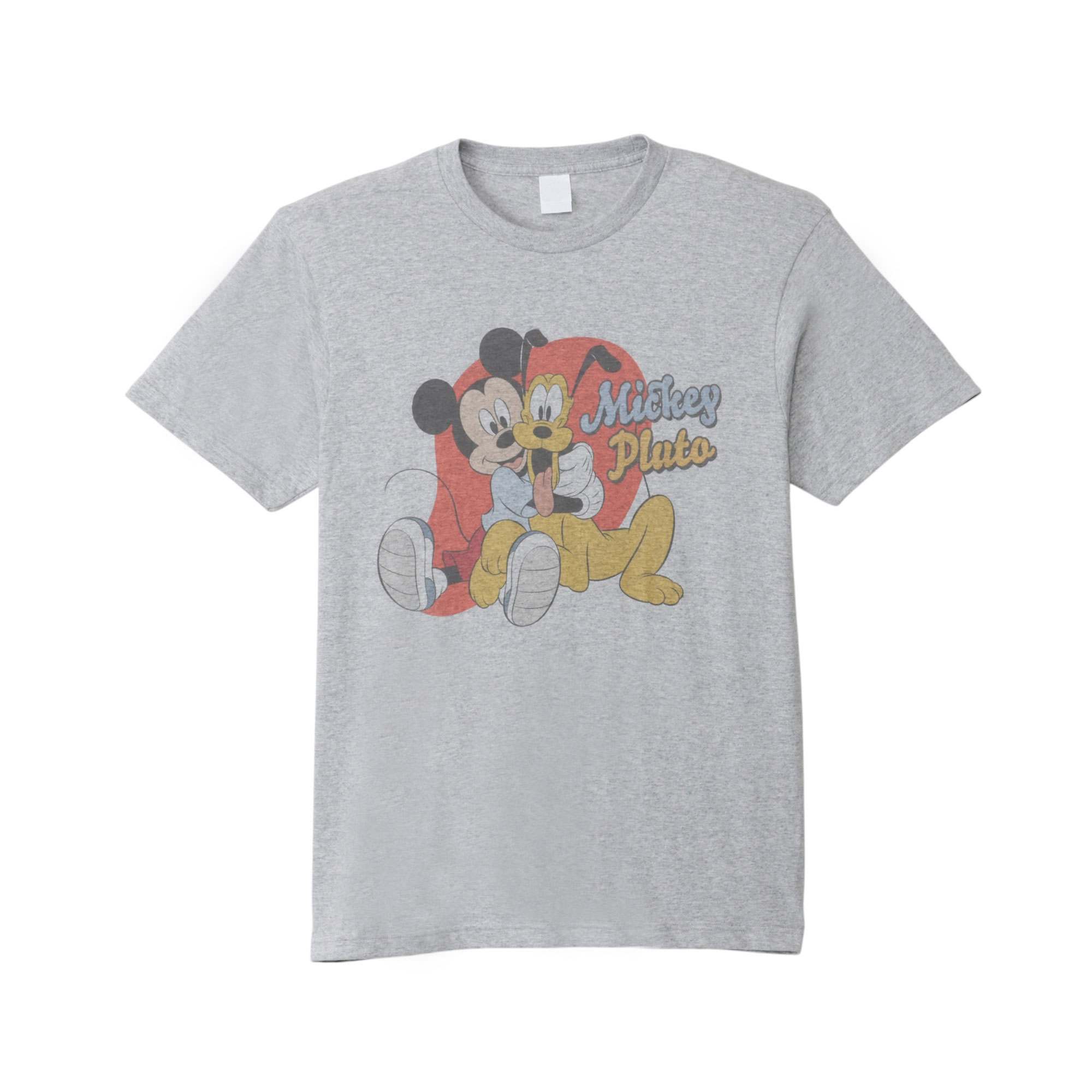 4月下旬以降順次発送 [公式] Disney ディズニー ミッキーマウス＆プルート ポーズ Tシャツ Lサイズ DS5885 スモール・プラネット 可愛い おしゃれ ミッキーマウス プルートのサムネイル