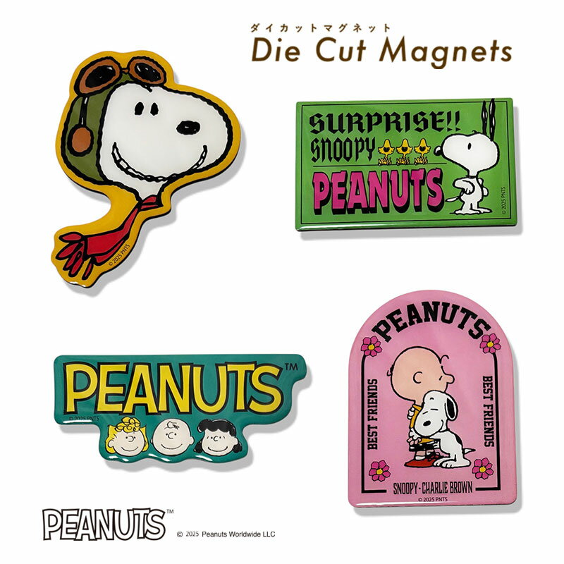 [公式] PEANUTS ピーナッツ スヌーピー フライングエース フェイス ハグ びっくり ロゴ＆フェイス ダイ..