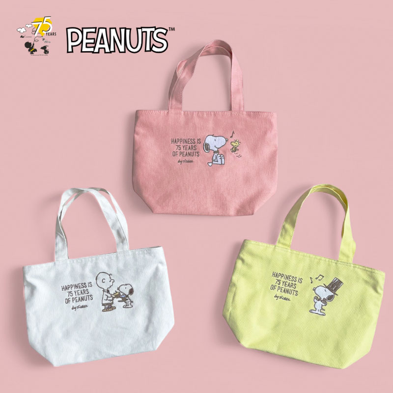 [公式] コミック誕生75周年 PEANUTS ピーナッツ スヌーピー ランチバッグ Lunch Bag カップケーキ ソン..