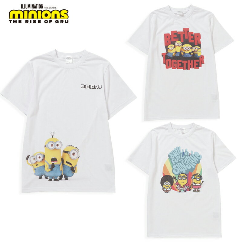 公式 MINIONS ミニオンズ なかよし ボブ＆ケヴィン＆スチュアート 70 039 sTシャツ トップス ML MNAP496_MNAP501 スモール プラネット