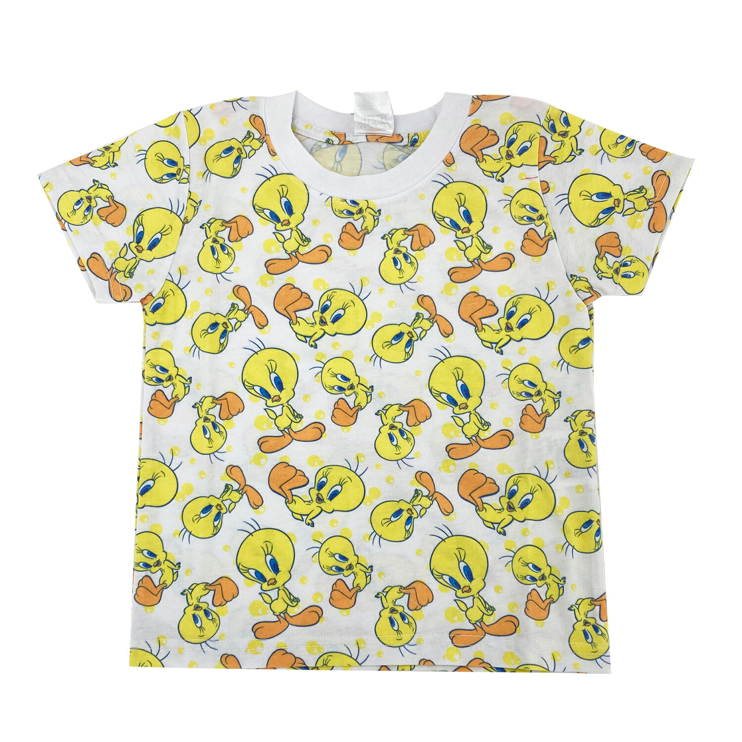 [公式] LOONEY TUNES ルーニー・テューンズ トゥイーティー ポーキー・ピッグ パターン 総柄 クールTシャツ トップス キッズサイズ WB1267_WB1274 スモール・プラネット