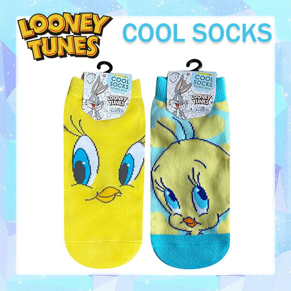 [公式] LOONEY TUNES ルーニー・テューンズ トゥイーティー フェイス ハート キャラックス クールソックス 23cm〜25cm WBLT1050L_WBLT1051L スモール・プラネット