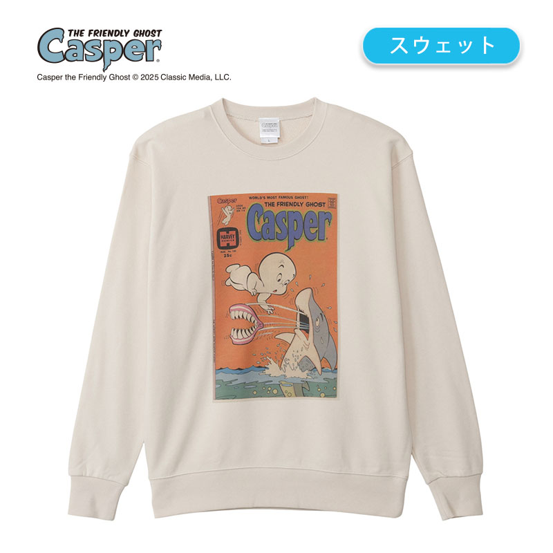 【BF ポイント10倍 要エントリー ~11/27 1:59】[公式] Casper キャスパー コミック スウェット Lサイズ..