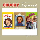 [公式] チャイルド・プレイ CHUCKY チャッキー イラスト 写真 ふたり ポストカード ポスカ キャラポ UNO1059_UNO1061 スモール・プラネ..