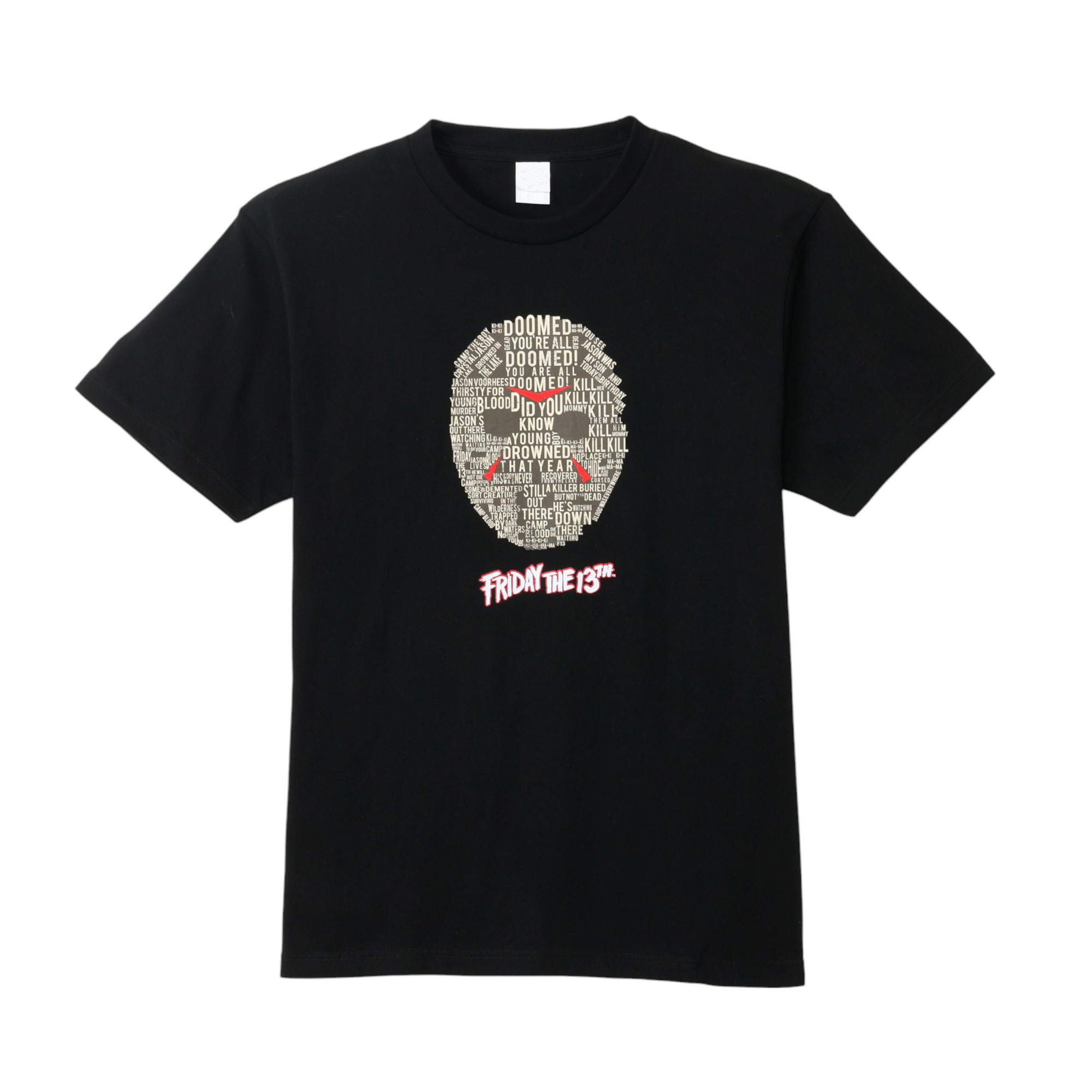 [公式] 13日の金曜日 FRIDAY THE 13TH フェイス Tシャツ XLサイズ WB2822 スモール・プラネット カッコイイ おしゃれ ホラー ジェイソン ショーン・S・カニンガム