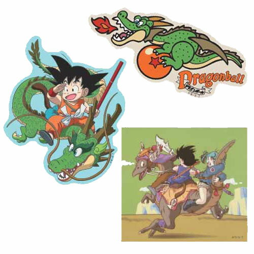 [公式] ドラゴンボール 悟空＆龍 龍 孫悟空&ブルマ&竜 アウトドアステッカー キャラクターステッカー シール TE1093_TE1111_TE1124 スモール・プラネット 鳥山明 人気 おしゃれ 龍