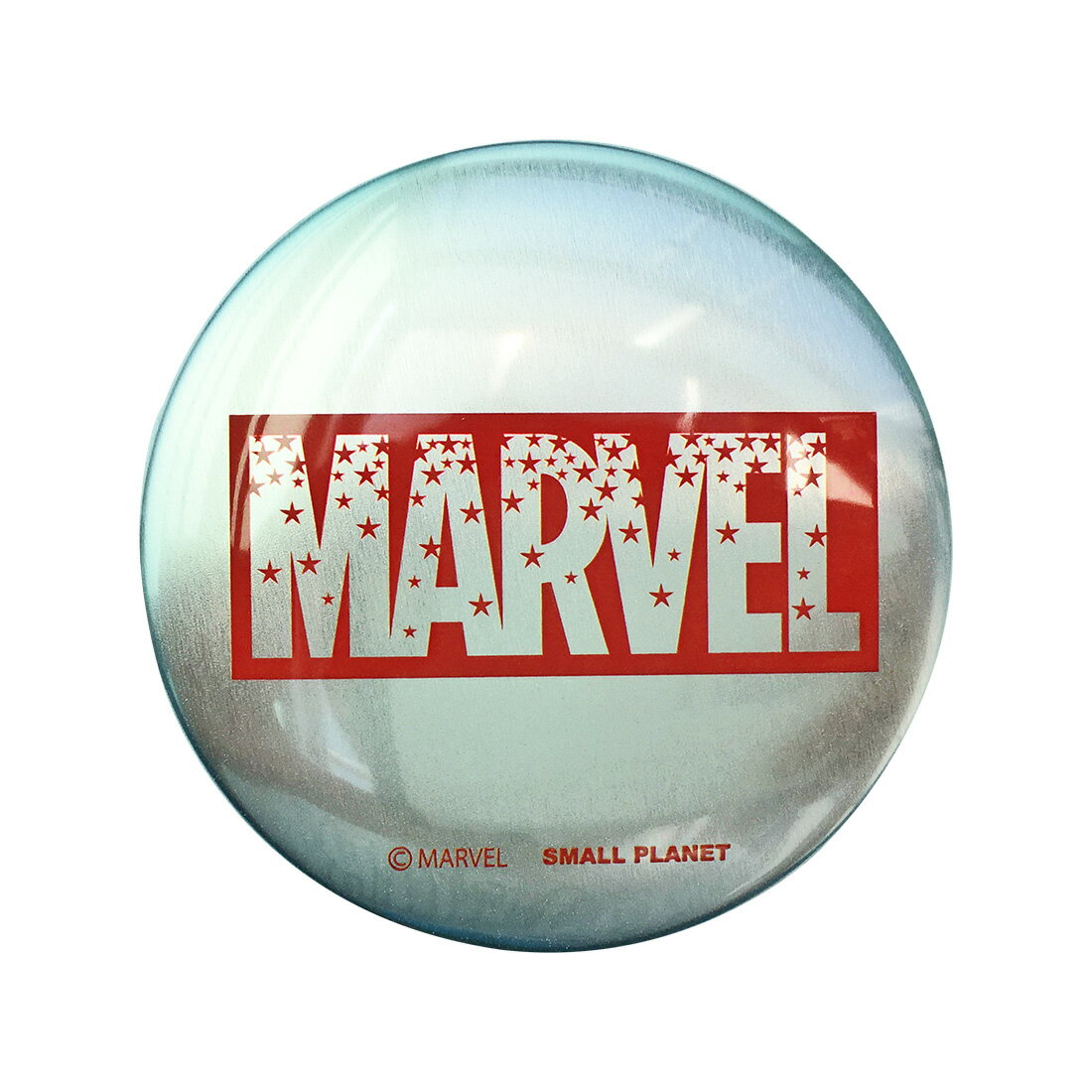 【60%OFF】セール[公式] MARVEL マーベル ロゴ スターRD 缶ミラー SPMR1110 スモール・プラネット