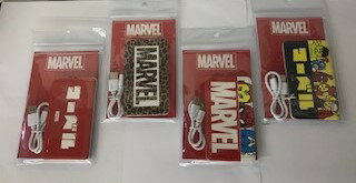 モバイルバッテリー（1000円程度） 【70%OFF】セール[公式] MARVEL マーベル モバイルバッテリー 英 カタカナロゴ スモール・プラネット