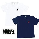 公式 送料無料 MARVEL マーベル 【KANGOLがMARVELとタイアップ】BIGロゴ Tシャツ SPKG3464 スモール プラネット