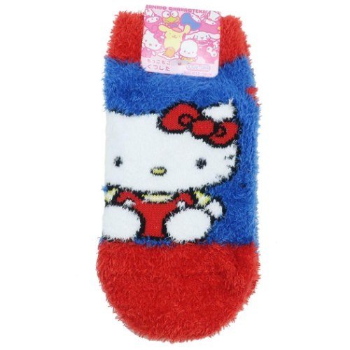 [公式] Sanrio サンリオキャラクターズ ハローキティおすわり もっこもこ靴下 HKSOC1078L スモール・プラネット