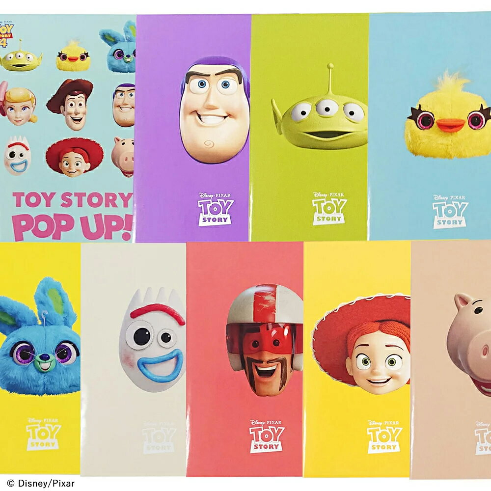 [公式] "PIXAR FEST POPUP STORE"限定商品 Disney ディズニー トイ・ストーリー FACE FACE キービジュアル ノート スモール・プラネットのサムネイル
