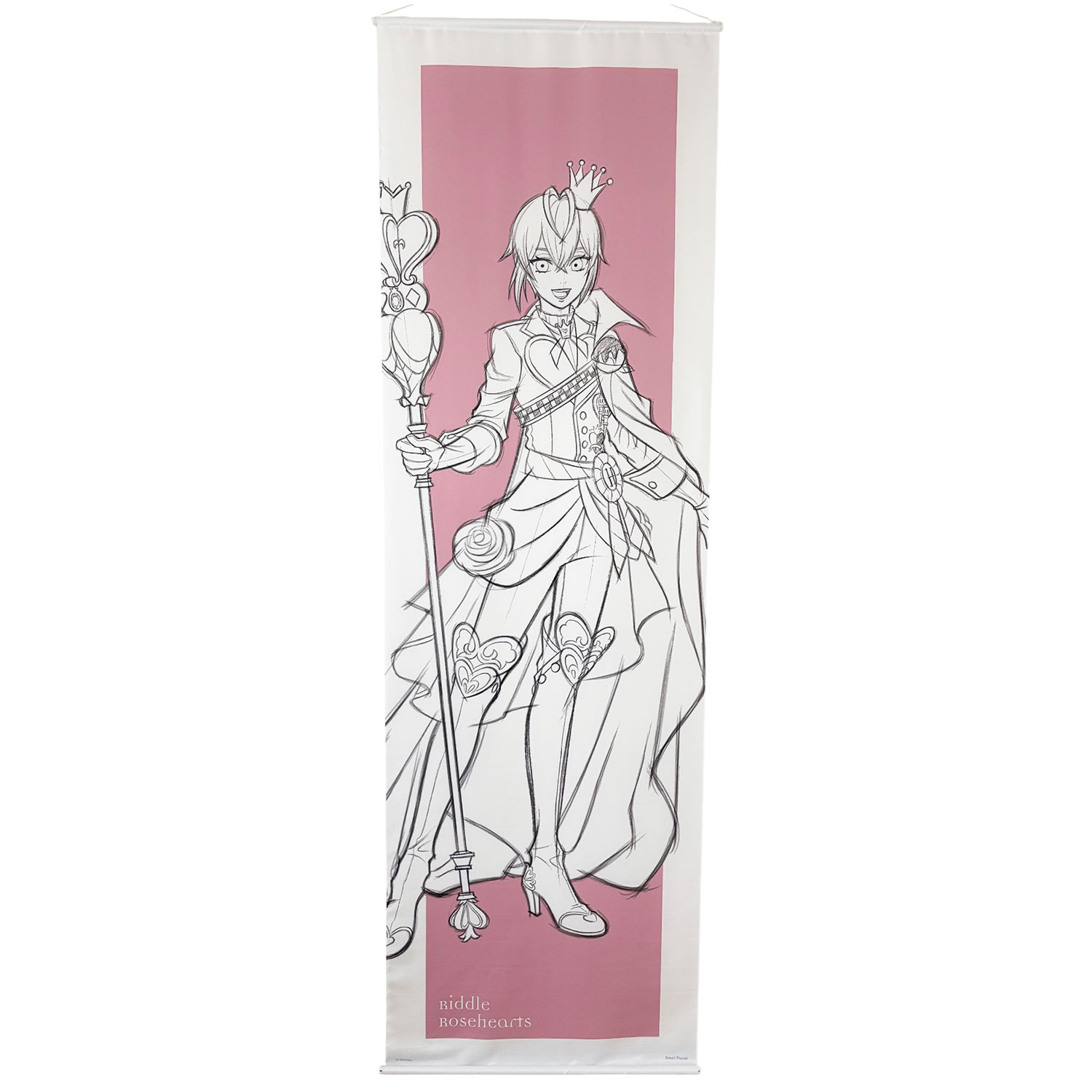 12/4〜11★スーパーセール [公式] 『ディズニー ツイステッドワンダーランド』 リドル ハーツラビュル ディズニーアーティストアート スケッチスタイル笑顔Ver. 等身大タペストリー DS3108PEM スモール・プラネット Disney ツイステ