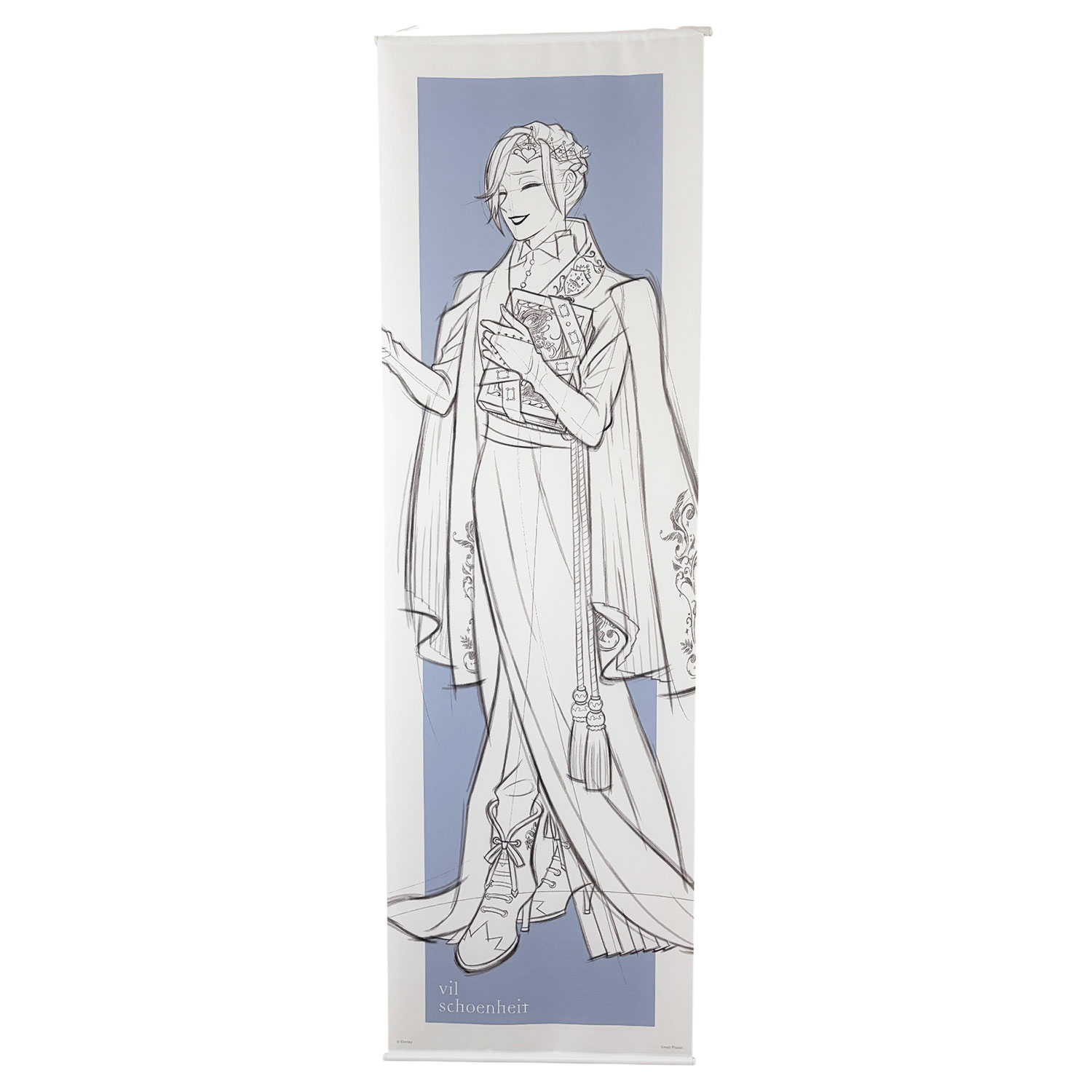 12/4〜11★スーパーセール [公式] 『ディズニー ツイステッドワンダーランド』 ヴィル ポムフィオーレ ディズニーアーティストアート スケッチスタイル笑顔Ver. 等身大タペストリー DS3112PEM スモール・プラネット Disney ツイステ