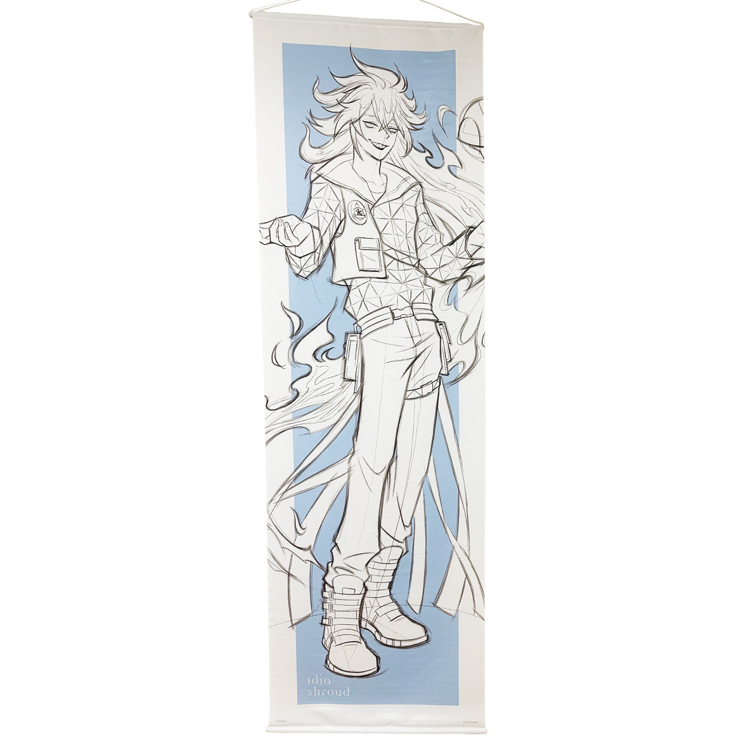 12/4〜11★スーパーセール [公式] 『ディズニー ツイステッドワンダーランド』 イデア イグニハイド ディズニーアーティストアート スケッチスタイル笑顔Ver. 等身大タペストリー DS3113PEM スモール・プラネット Disney ツイステ