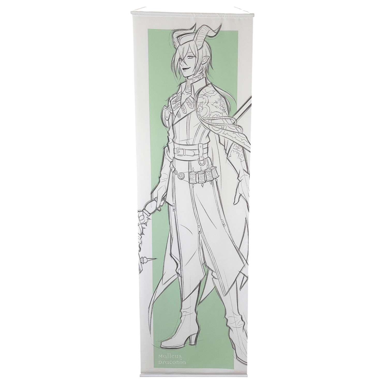 12/4〜11★スーパーセール [公式] 『ディズニー ツイステッドワンダーランド』 マレウス ディアソムニア ディズニーアーティストアート スケッチスタイル笑顔Ver. 等身大タペストリー DS3114PEM スモール・プラネット Disney ツイステ