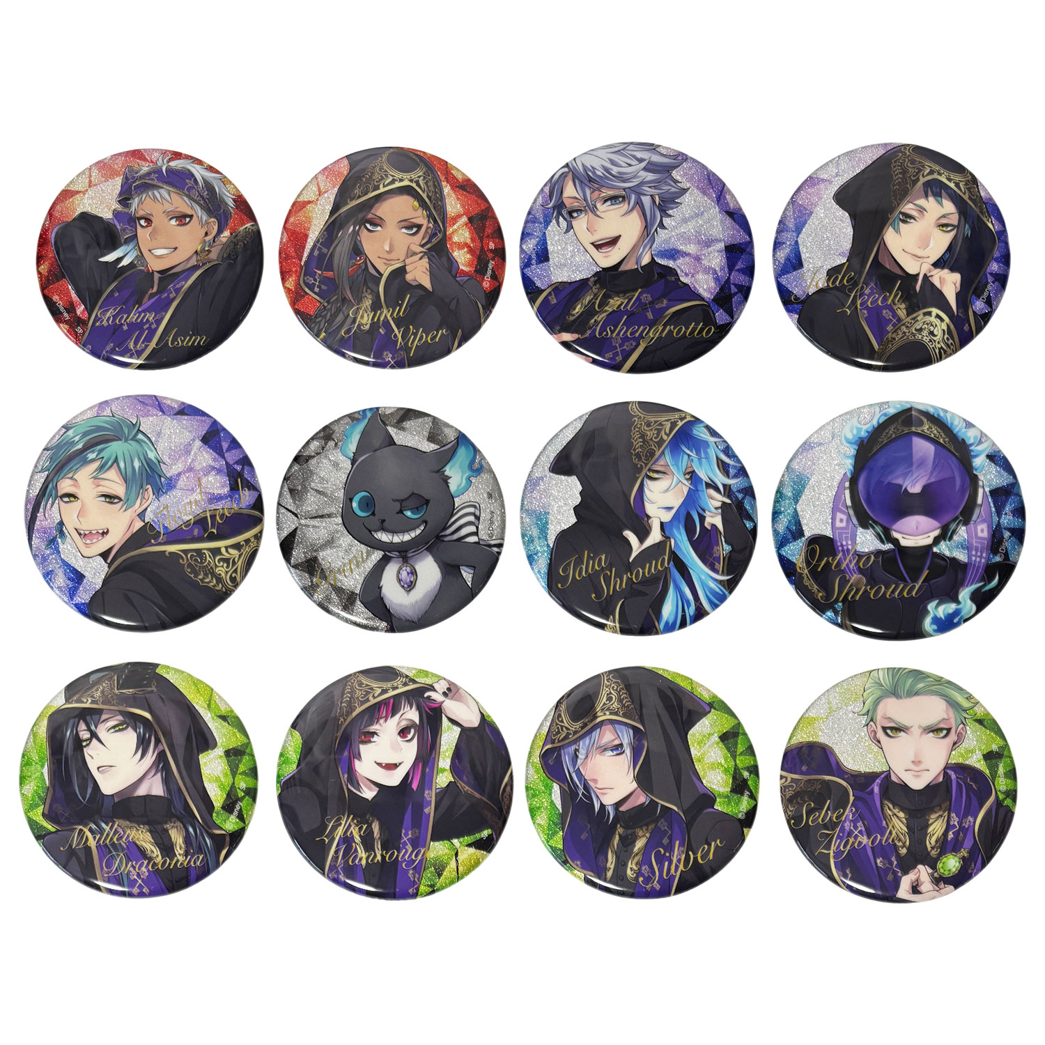 ツイステ　エース　缶バッジ　式典服 ツイステ エース プライズ缶バッジ 寮服 式典服 実験着 12点