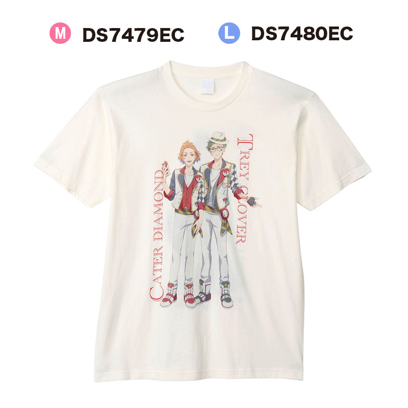 通常販売 [公式] 『ディズニー ツイステッドワンダーランド』 Tシャツ ケイト＆トレイ Mサイズ Lサイズ DS7479EC_DS7480EC スモール・プラネット Disney ツイステ ハーツラビュル ケイト トレイ サテライト 期間限定 ポイント10倍