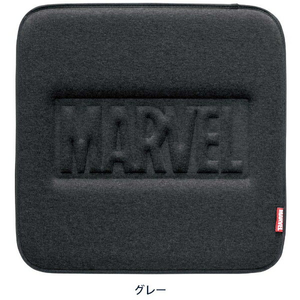 シングルクッション『マーベルプレス』グレー（45×45cm）