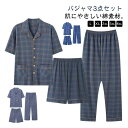 紳士 パジャマ 半袖 前開き 綿 メンズ 半袖 上下 リラックス 夏用 ハーフパンツ 長ズボン 男性用 ルームウェア 部屋着 チェック柄 薄手 涼しい 入院 メンズ 寝間着 セットアップ 父の日 敬老の日 ギフト プレゼント