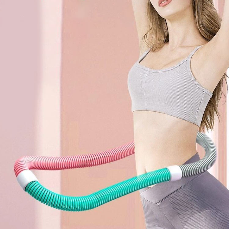 ベリー コンパクト ソフトスプリングフラフープ ソフト 重い 折りたたみ式 大人用 ポータブル 脂肪燃焼 フィットネス 静音設計 トレーリング フラサークル 有酸素運動 フラフープ 腹筋 フラフープ ウエスト 背中 脚 胸