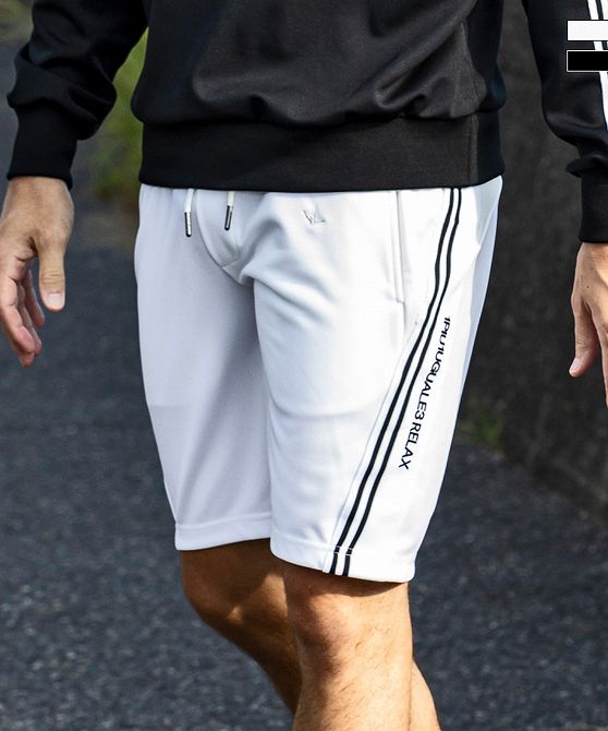 1PIU1UGUALE3 RELAX ウノピゥウノウグァーレトレ リラックス ジャージーラインショーツ メンズ おしゃれ かっこいい ブランド ウェア ウノピュウ ウノピュー