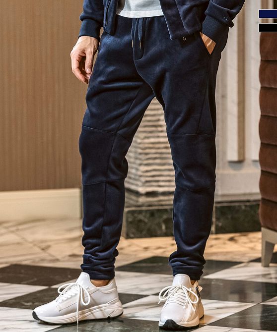 1PIU1UGUALE3 RELAX ウノピゥウノウグァーレトレ リラックス ヘビーベロアサルエルジョガーパンツ メンズ おしゃれ かっこいい ブランド ウェア ウノピュウ ウノピュー