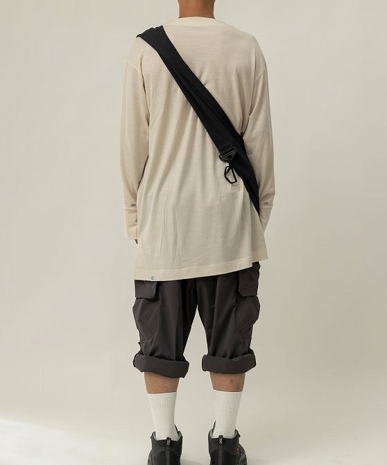 alk phenix アルクフェニックス Wool Blend Nomadic Shirts WOL ウールジャージー素材 断熱 防臭 ドライ ロングスリーブシャツ ウールブレンド ロンT メンズ