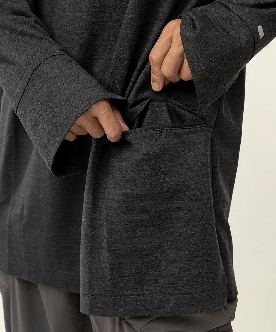 alk phenix アルクフェニックス Wool Blend Nomadic Shirts WOL ウールジャージー素材 断熱 防臭 ドライ ロングスリーブシャツ ウールブレンド ロンT メンズ